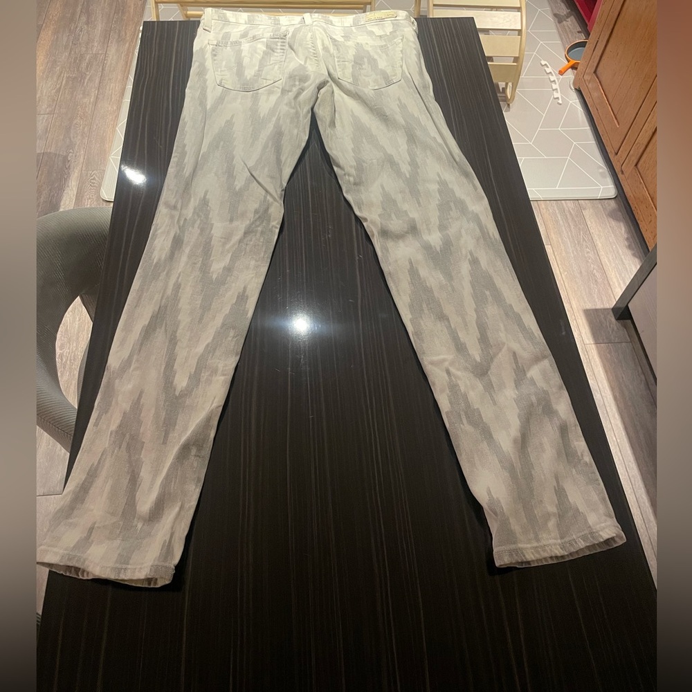 AG chevron pattern jeans size 28R
